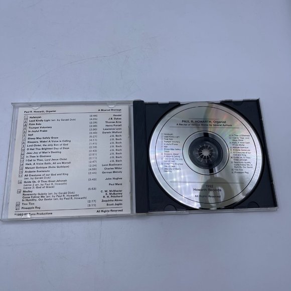 Paul R Howarth Organist, A Music Montage, 1992, Rare CD - Picture 3 of 7